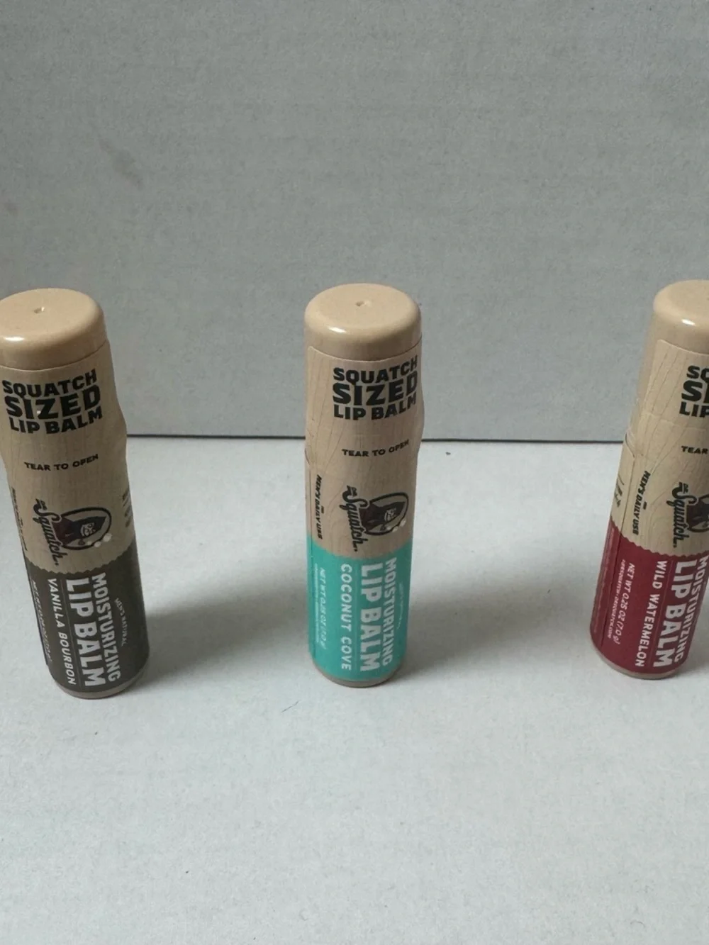 Dr. Squatch Wild Watermelon, Vanilla Bourbon, & Coconut Cove Moisturizing Balm